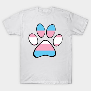 Transgender Pride Paw T-Shirt